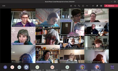 El Plenari del Consell Municipal de les Dones estableix el calendari de treball per aquest 2021image.jpg