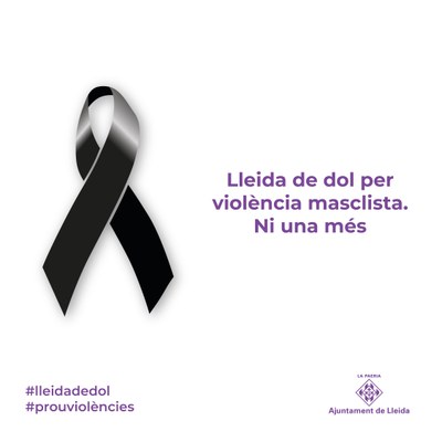 Post Lleida de dol