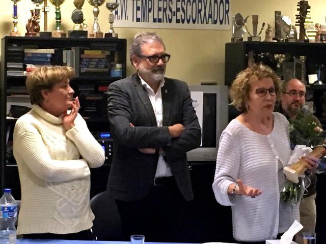 El paer en cap, Fèlix Larrosa, ha presidit l’homenatge a la tasca participativa i de voluntariat solidari d’aquesta dona, impulsora de l’Associació de Veïns de Templers-Escorxador, dins del programa municipal “Anònimes”image.jpg